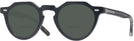 Round Black Crystal Kala Arty Bifocal Reading Sunglasses View #1