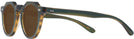 Round Green/yellow Kala Arty Bifocal Reading Sunglasses View #3