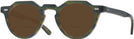 Round Green/yellow Kala Arty Bifocal Reading Sunglasses View #1