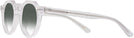 Round Crystal Kala Arty w/ Gradient Progressive Reading Sunglasses View #3