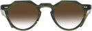 Round Green/yellow Kala Arty w/ Gradient Progressive Reading Sunglasses View #2