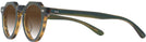 Round Green/yellow Kala Arty w/ Gradient Progressive Reading Sunglasses View #3