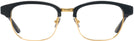 ClubMaster Black/Gold Kala Malcolm Single Vision Full Frame View #2