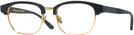 ClubMaster Black/Gold Kala Malcolm Progressive No-Lines View #1