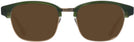 ClubMaster Green/gold Kala Malcolm Progressive Reading Sunglasses View #2