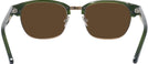 ClubMaster Green/gold Kala Malcolm Progressive Reading Sunglasses View #4
