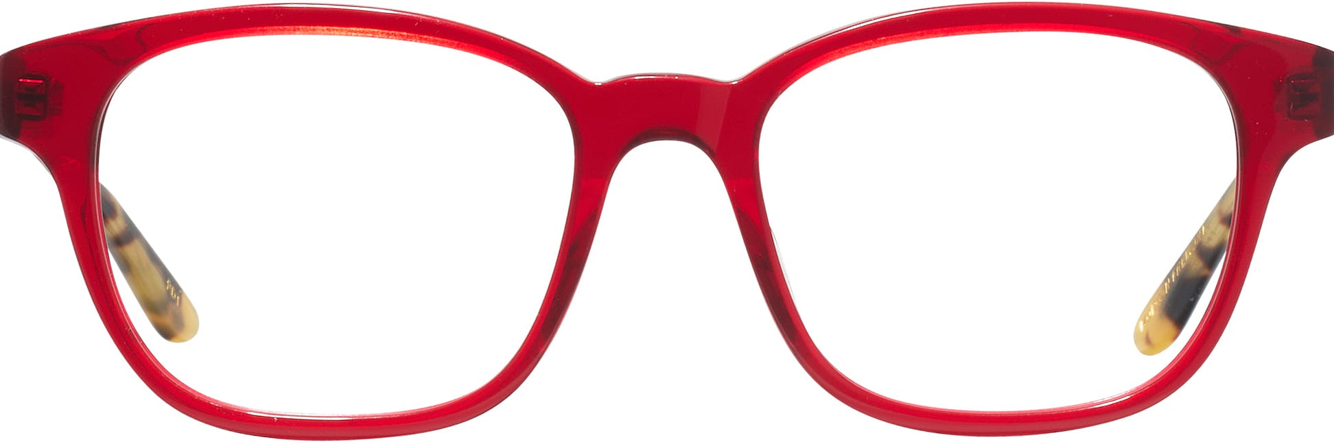 Nygard Eyeglasses Eye Glasses Frames ONLY Red Cen full rim 54-14-141 Red Thick Geek-Chic Geometric Eyeglasses - Powers main image 3