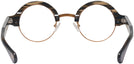Round Brown Smoke With Orange Kala Omega Progressive No-Lines View #4