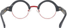 Round Matte Black With Red Kala Omega Computer Style Progressive View #4