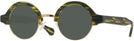 Round Amazon Green With Gold Kala Omega Progressive Reading Sunglasses View #1