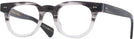 Square Smoke Gray W/ Clear Bottom Kala Roosevelt Single Vision Full Frame View #1