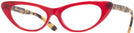 Cat Eye Red Tortoise Kala Roxanne Single Vision Full Frame View #1