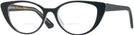 Cat Eye Black With Crystal Back Kala San-Sea Bifocal View #1