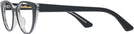 Cat Eye Black With Crystal Back Kala San-Sea Progressive No-Lines View #3