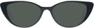 Cat Eye Black With Crystal Back Kala San-Sea Progressive Reading Sunglasses View #2