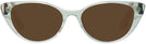 Cat Eye Mint With Tiger Tortoise Kala San-Sea Progressive No-Line Reading Sunglasses View #2