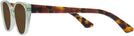 Cat Eye Mint With Tiger Tortoise Kala San-Sea Progressive No-Line Reading Sunglasses View #3