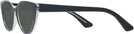 Cat Eye Black With Crystal Back Kala San-Sea Bifocal Reading Sunglasses View #3