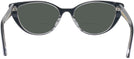 Cat Eye Black With Crystal Back Kala San-Sea Bifocal Reading Sunglasses View #4