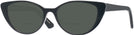 Cat Eye Black With Crystal Back Kala San-Sea Bifocal Reading Sunglasses View #1