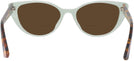 Cat Eye Mint With Tiger Tortoise Kala San-Sea Bifocal Reading Sunglasses View #4