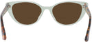 Cat Eye Mint With Tiger Tortoise Kala San-Sea Bifocal Reading Sunglasses View #4