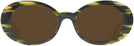 Oval Amazon Green Kala Sunflower Progressive Reading Sunglasses View #2