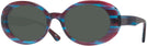 Oval Purple Blue Stripes Kala Sunflower Progressive Reading Sunglasses View #1
