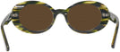 Oval Amazon Green Kala Sunflower Bifocal Reading Sunglasses View #4