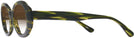 Oval Amazon Green Kala Sunflower w/ Gradient Bifocal Reading Sunglasses View #3
