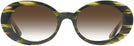 Oval Amazon Green Kala Sunflower w/ Gradient Progressive Reading Sunglasses View #2
