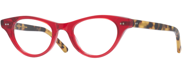 Cat Eye RED WITH TOKYO TORTOISE Kala Tiana Single Vision Full Frame View #1