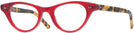 Cat Eye RED WITH TOKYO TORTOISE Kala Tiana Single Vision Full Frame View #1