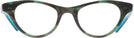 Cat Eye TORTOISE WITH BLUE PEARL BACK Kala Tiana Single Vision Full Frame View #2