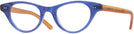 Cat Eye TRANSLUCENT BLUE Kala Tiana Computer Style Progressive View #1