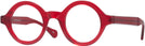 Round Red Kala Washer Progressive No-Lines View #1