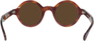 Round Demi Amber Kala Washer Progressive No Line Reading Sunglasses View #4