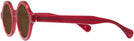 Round Red Kala Washer Progressive No Line Reading Sunglasses View #3