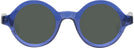 Round Transparent Blue Kala Washer Progressive No Line Reading Sunglasses View #2