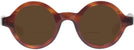 Round Demi Amber Kala Washer Bifocal Reading Sunglasses View #2