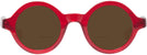 Round Red Kala Washer Bifocal Reading Sunglasses View #2