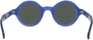 Round Transparent Blue Kala Washer Bifocal Reading Sunglasses View #4