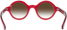 Round Red Kala Washer w/ Gradient Progressive Reading Sunglasses View #4
