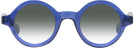 Round Transparent Blue Kala Washer w/ Gradient Progressive Reading Sunglasses View #2