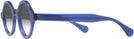 Round Transparent Blue Kala Washer w/ Gradient Progressive Reading Sunglasses View #3