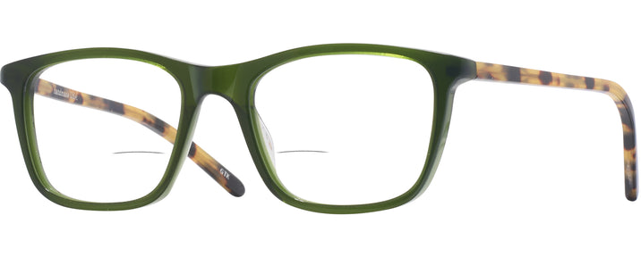 Square Green w/ Tokyo Tortosie Temples Kala Wharton Bifocal View #1