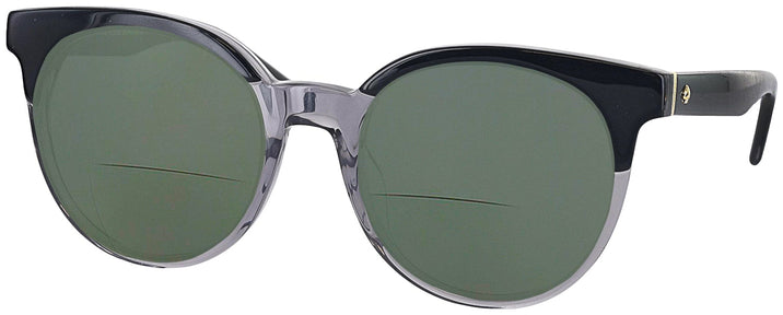 Oversized Black Grey Kate Spade Abianne-S Bifocal Reading Sunglasses View #1
