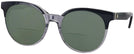 Oversized Black Grey Kate Spade Abianne-S Bifocal Reading Sunglasses View #1