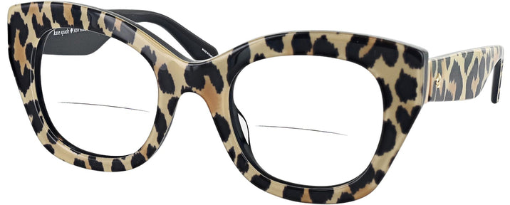 Oversized Leopard Kate Spade Jalena-S Bifocal View #1