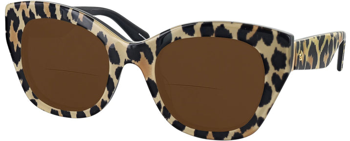 Oversized Leopard Kate Spade Jalena-S Bifocal Reading Sunglasses View #1